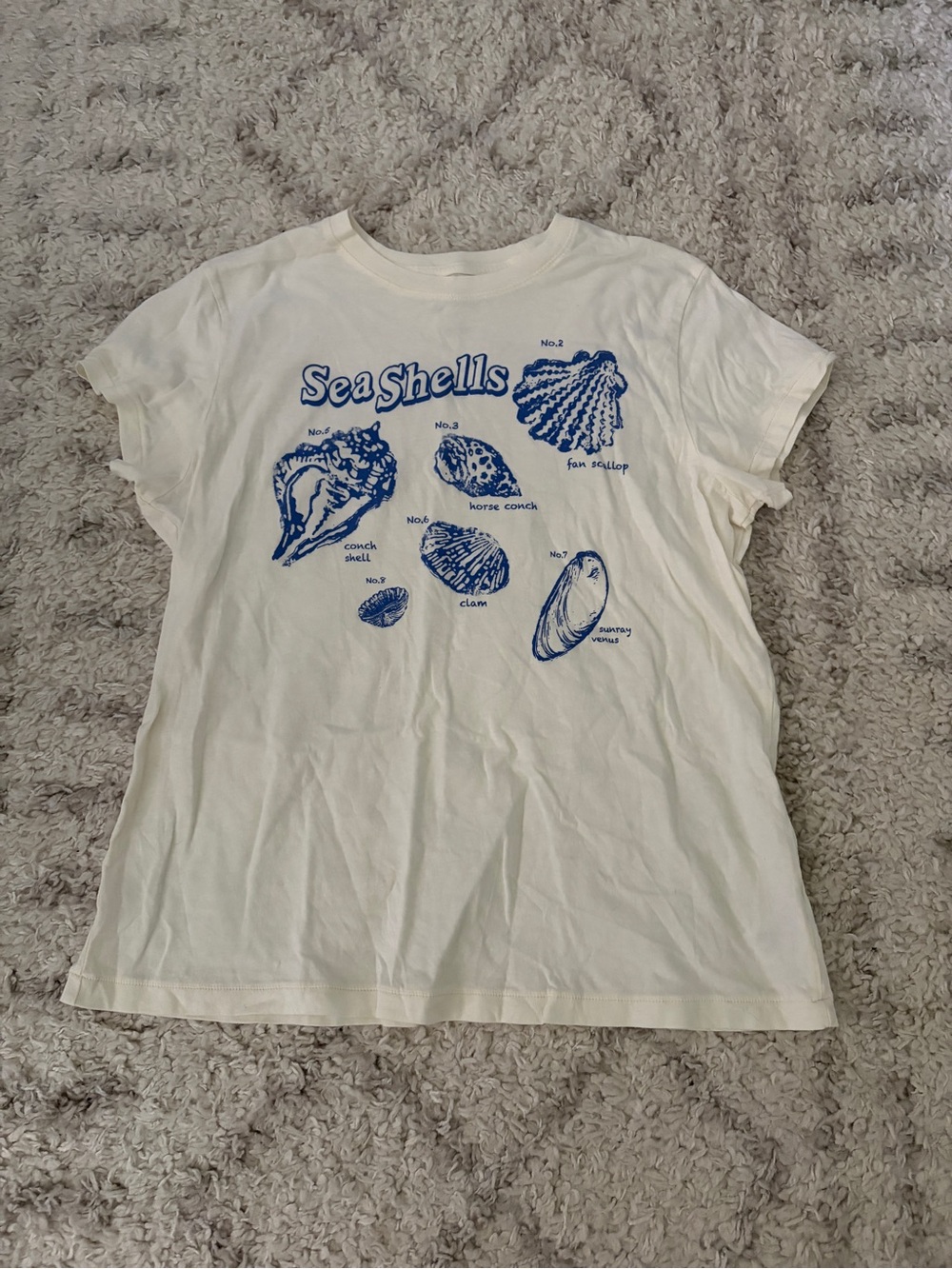 universal thread seashell t-shirt